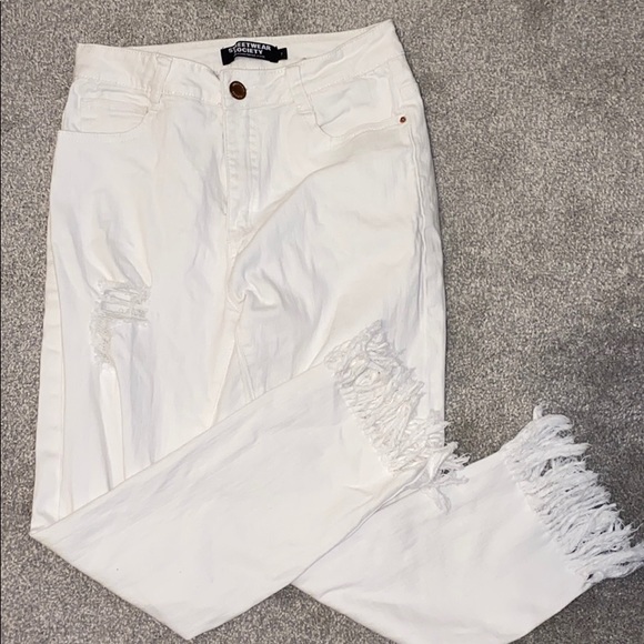 White ripped jeans - Picture 1 of 3